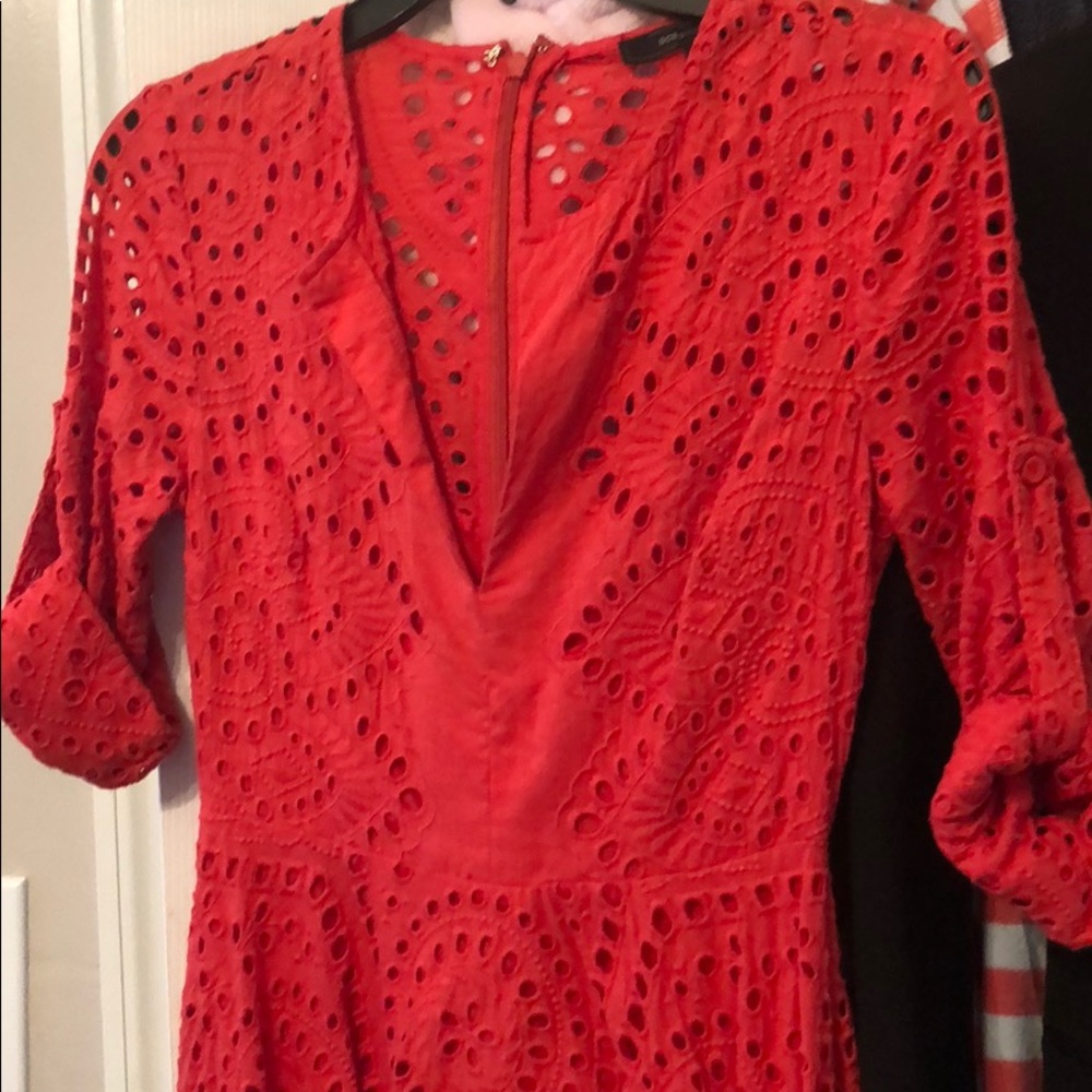 BCBG MAX AZRIA Eyelet Dress